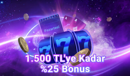 1.500 TL'ye Kadar %25 Bonus megablog banner image